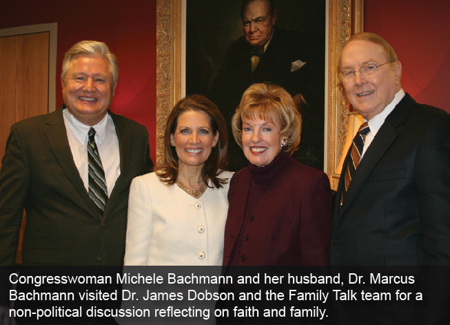 Family Talk with Dr. Dobson interviews Michele Bachmann
