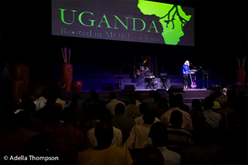 Anne Speaking in Uganda
