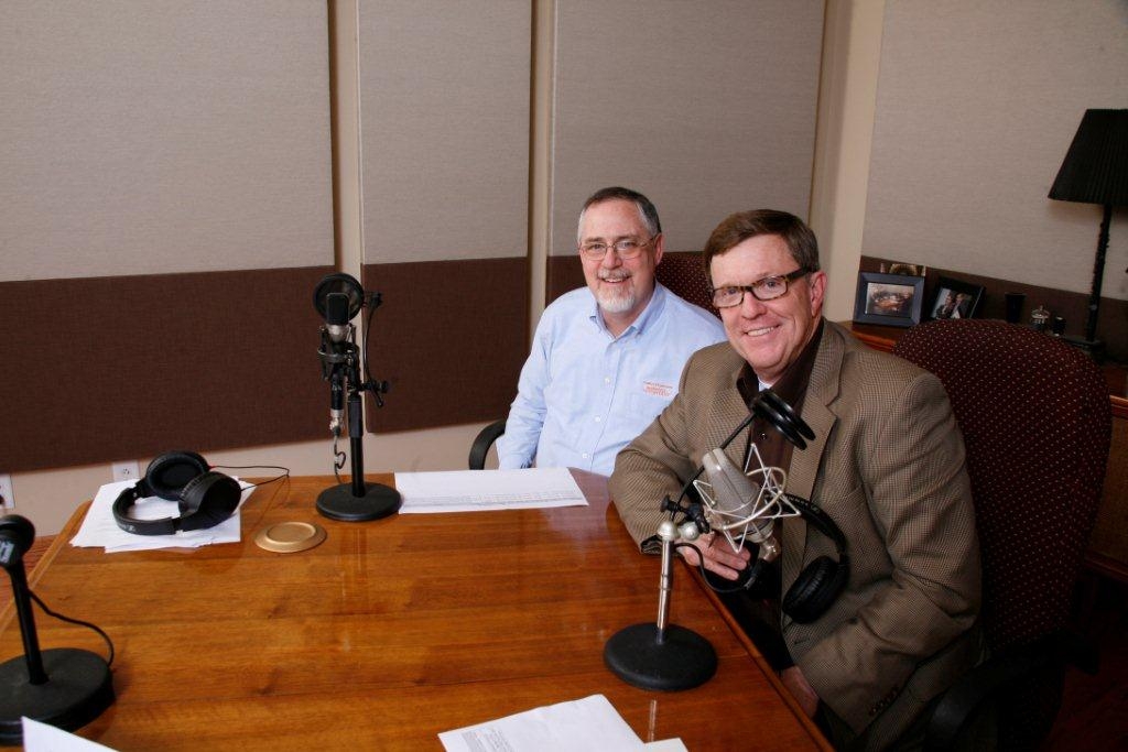 Dennis and Bob in Studio