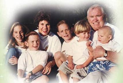 Emilie and Bob Barnes with Grandkids